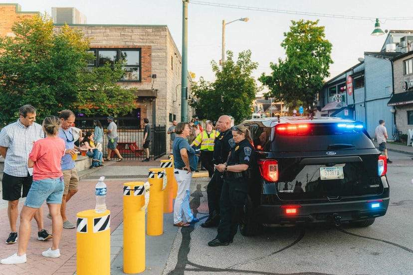 Bloomington, IN - Streetscape Safety Bollards Project | TrafficGuard