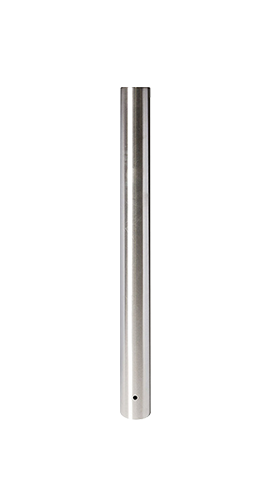 10 MPH Core-In Fixed Embedded Bollard – 304 Stainless, #4 Brushed Finish [CIF 5560 S S10]
