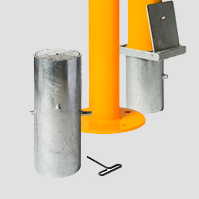 Crash rated bollard types