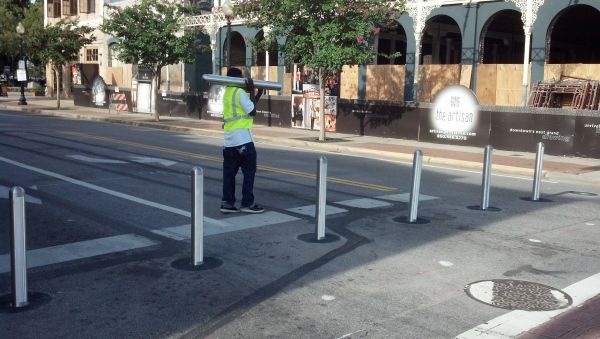 Helix Lock Stainless Steel - Downtown Pensacola, FL|TrafficGuard, Inc Round Post Key Lock - Collapsible barriers Grinnell College, Grinnell, IA|TrafficGuard, Inc Round Post Key Lock - Hinged bollards Grinnell College, Grinnell, IA|TrafficGuard, Inc Round Post Key Lock - Parking bollards Grinnell College, Grinnell, IA|TrafficGuard, Inc Round Post Key Lock - Removable bollard post Grinnell College, Grinnell, IA|TrafficGuard, Inc Round Post Key Lock - Removable pipe bollard Grinnell College, Grinnell, IA||