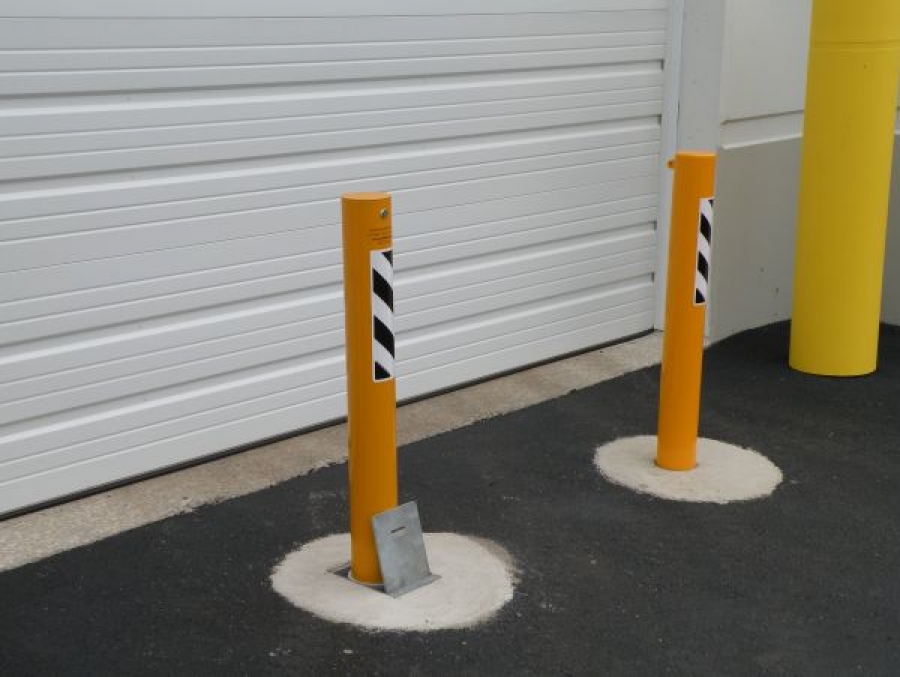 Step 9: Insert Bollards to Protect Facilities