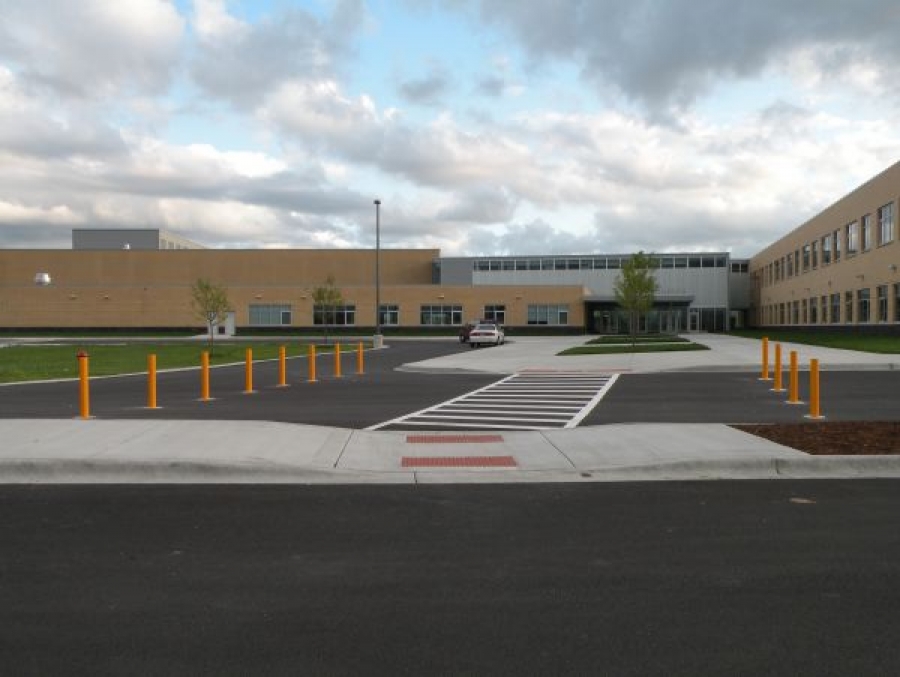 TrafficGuard, Inc Round Post Key Lock - Perimeter barriers Metea Valley High School, Aurora, IL