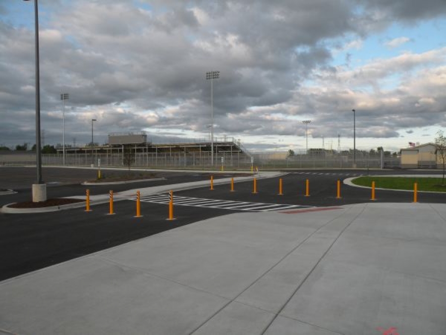 TrafficGuard, Inc Round Post Key Lock - Bollards removable Metea Valley High School, Aurora, IL